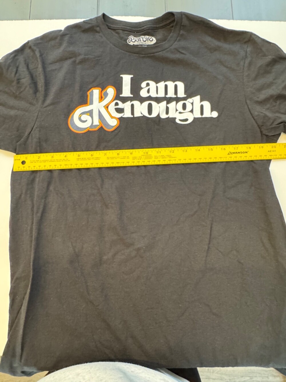 Men's Barbie / "I am KENOUGH" Short Sleeve Graphic T-Shirt - Size L